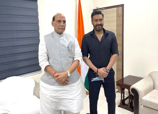 Ajay Devgn meets Honorable Defence Minister of India, Rajnath Singh; receives praises for depicting the efforts of the Indian Armed Forces during the 1971 war Ajay Devgn meets Honorable Defence Minister of India, Rajnath Singh; receives praises for depicting the efforts of the Indian Armed Forces during the 1971 war