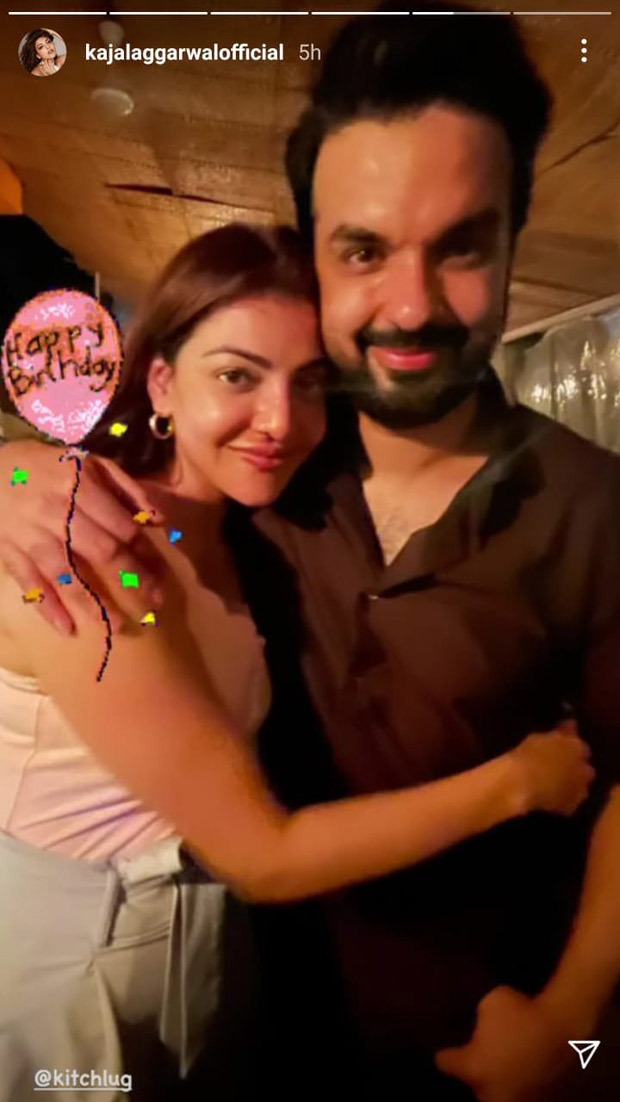 Kajal Aggarwal shares adorable pictures with Gautam Kitchlu on his birthday and wishes him, “Happiest birthday my Patchkins"