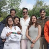 Akshay Kumar, Sargun Mehta, Chandrachur Singh begin the shoot of Cinderella in the UK