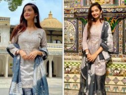 Anushka Sen stuns in traditional ensemble as she shares pictures from Udaipur
