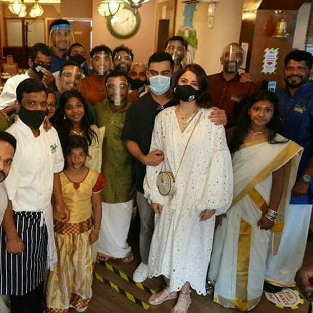 Anushka Sharma and Virat Kohli visit restaurant in Leeds; share a warm message, pose for pics with staff Anushka Sharma and Virat Kohli visit restaurant in Leeds; share a warm message, pose for pics with staff