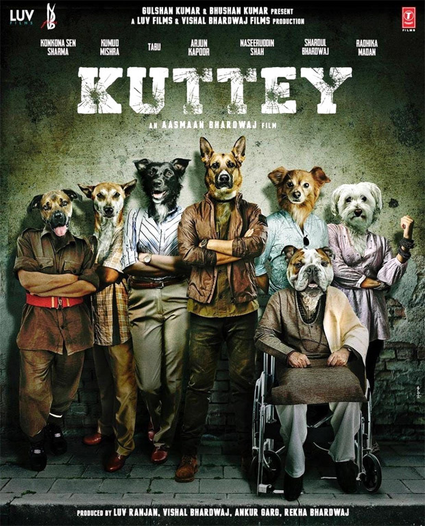 Arjun Kapoor, Konkona Sen Sharma, Naseeruddin Shah, Radhika Madan, Tabu to star in Kuttey Arjun Kapoor, Konkona Sen Sharma, Naseeruddin Shah, Radhika Madan, Tabu to star in Kuttey