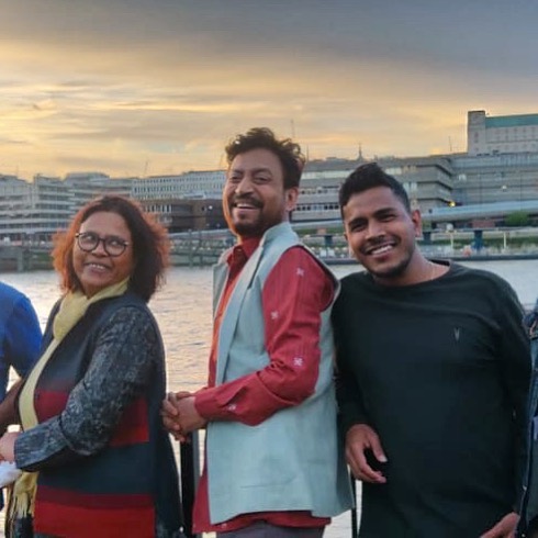 Babil shares a previously unseen photograph of Irrfan Khan Babil shares a previously unseen photograph of Irrfan Khan