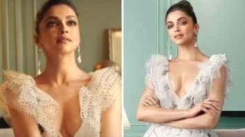 Deepika Padukone looks royal in a white gown by Gauri and Nainika