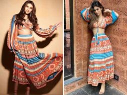 Fashion Face-Off: Tara Sutaria and Mouni Roy wear the same Aztec printed set worth Rs. 14,224- who slayed the boho chic look better?