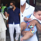 Kareena Kapoor Khan, Saif Ali Khan, Taimur back from Maldives; baby Jeh Ali Khan's looks adorable in blue onesie 