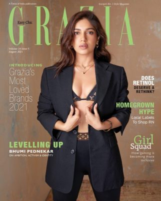 Bhumi Pednekar on the cover of Grazia, Aug 2021