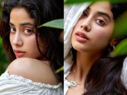 Janhvi Kapoor gives a smouldering look dressed in white shirt
