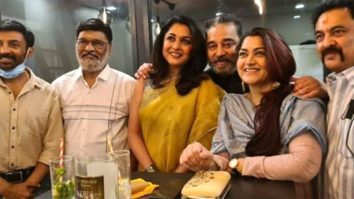 Kamal Haasan spends time with friends from the industry, including Ramya Krishnan, Khushboo, Mohan, and K. Bhagyaraj
