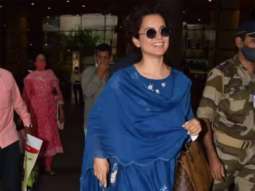 Kangana Ranaut spotted at the airport with a Louis Vuitton bag costing Rs 1.8 lakh as she returns from Budapest