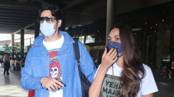 Kiara Advani & Sidharth Malhotra spotted at Airport