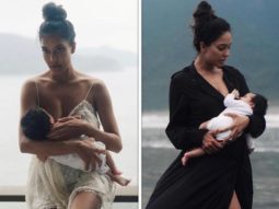 Lisa Haydon shares adorable pictures with her newborn baby girl Lara on world breastfeeding week