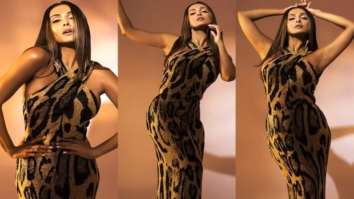 Malaika Arora flaunts her curves in halter neck bodycon dress from Naeem Khan’s 2021 Spring collection