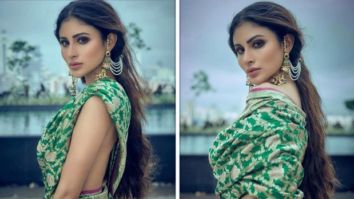 Mouni Roy sets temperature high as she dons Banarasi saree sans any blouse, features as a cover star for Wedding Affair August issue