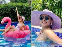 Mrunal Thakur looks resplendent in a floral bikini as she celebrates her birthday in Goa