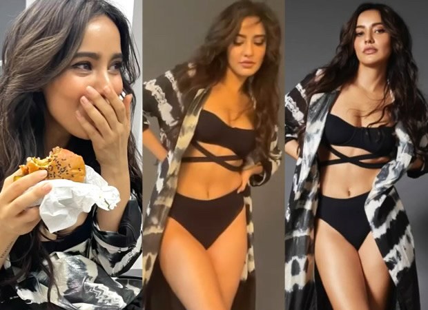 Neha Sharma turns up the heat in a sultry black bikini set in her latest photoshoot