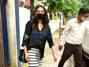 Photos: Aditi Rao Hydari spotted at a dubbing studio