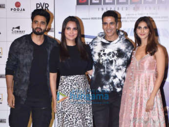 Photos: Akshay Kumar, Vaani Kapoor, Lara Dutta and others celebrate the return of theatres with a cake cutting ceremony in Delhi