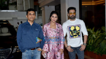Photos: Emraan Hashmi, Krystle D’Souza and Anand Pandit snapped promoting the film Chehre