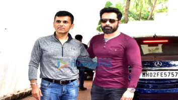 Photos: Emraan Hashmi and Anand Pandit snapped during Chehre promotions