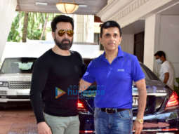 Photos: Emraan Hashmi and Anand Pandit snapped during Chehre promotions