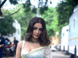 Photos: Hina Khan and Rakhi Sawant snapped on Bigg Boss OTT set in Film City, Goregaon