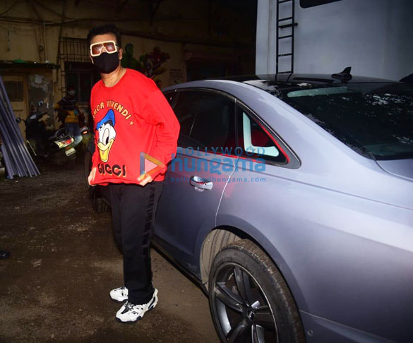 photos karan johar snapped with his new audi a8l 5