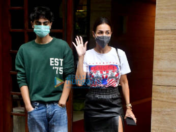 Photos: Malaika Arora, Amrita Arora and Arbaaz Khan snapped at Olive