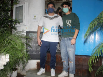 Photos: Malaika Arora, Amrita Arora and Arbaaz Khan snapped at Olive