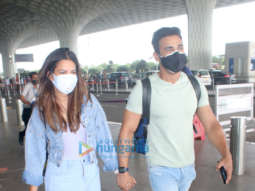 Photos: Pulkit Samrat, Kriti Kharbanda, Sai Tamhankar and others snapped at the airport