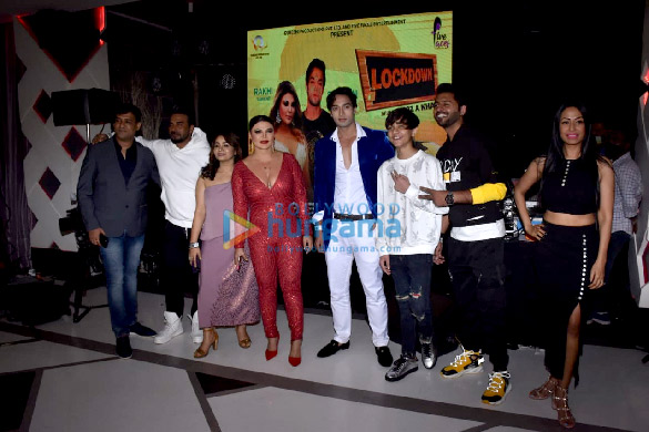 Photos: Rakhi Sawant snapped at the launch of her song Lockdown