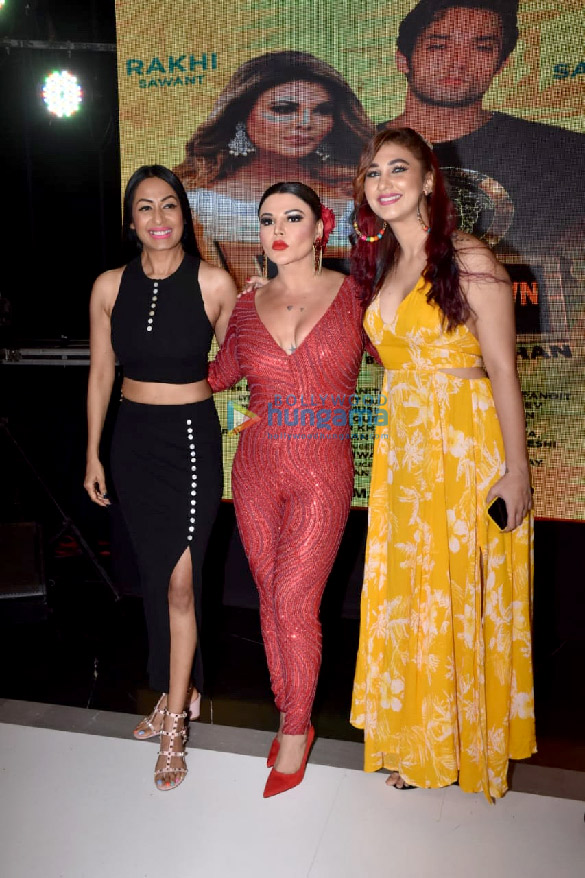 photos rakhi sawant snapped at the launch of her song lockdown 3