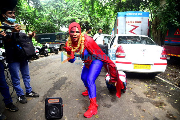 Photos: Rakhi Sawant snapped in Spiderman outfit for Bigg Boss OTT