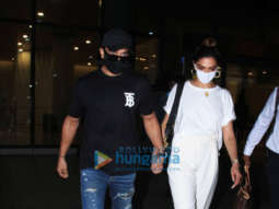 Photos: Ranveer Singh and Deepika Padukone snapped at the airport