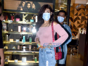 Photos: Rhea Chakraborty snapped at a salon in Juhu