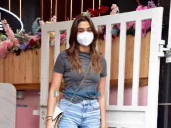 Photos: Saiee Manjrekar snapped at a restaurant in Juhu