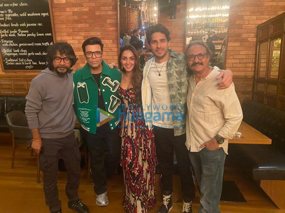 photos sidharth malhotra kiara advani and the rest of the cast celebrate the success of their film shershaah 2