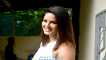 Photos: Sunny Leone and Daniel Weber snapped at Earth Cafe in Bandra