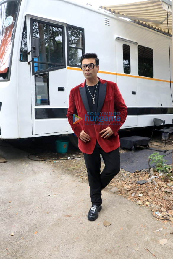 photos sunny leone and karan johar snapped at bigg boss ott 4