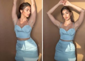 Pooja Hegde raises the oomph factor in an ice blue outfit