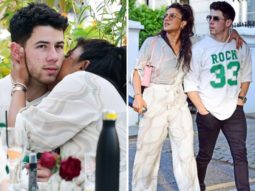 Priyanka Chopra and Nick Jonas cuddle up as they take a stroll on the streets of London