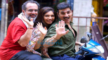 On the sets of the movie Raksha Bandhan