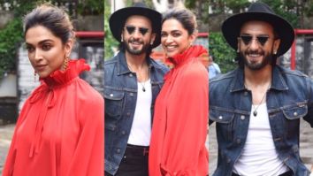 Ranveer Singh and Deepika Padukone step out looking super fashionable as they celebrate Ranveer’s mother’s birthday