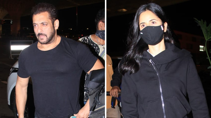 Salman Khan and Katrina Kaif spotted at Airport