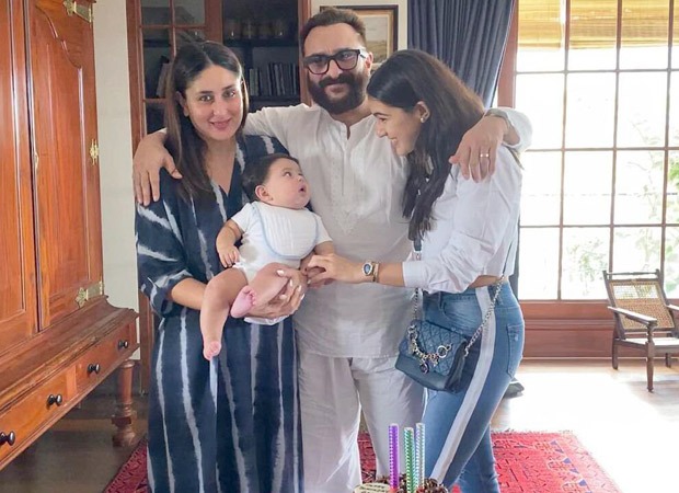 Sara Ali Khan wishes her 'abba' Saif Ali Khan on his 51st birthday with a picture featuring Kareena Kapoor Khan and baby Jeh