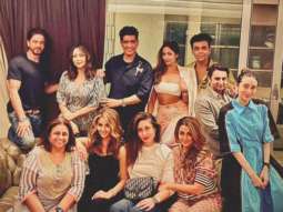 Shah Rukh Khan, Gauri, Karan Johar, Kareena Kapoor Khan, Karisma Kapoor, Malaika Arora, and others flash huge smiles for a picture-perfect moment from their get together