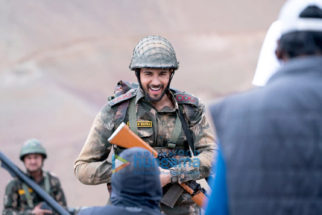 On the sets of the movie Shershaah