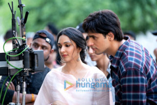 On the sets of the movie Shershaah