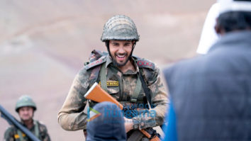 On the sets of the movie Shershaah