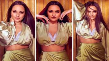 Sonakshi Sinha makes a sizzling statement in a crystallised bralette and green slit skirt Sonakshi Sinha makes a sizzling statement in a crystallised bralette and green slit skirt